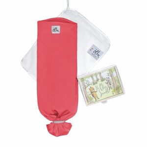 Ollie Coral Swaddle with Mesh Bag